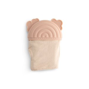 Clutching Toys Rattles: Mushie | Teething Mitten - Rainbow