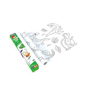 Colouring Sets: mierEdu | Giant Colouring Scroll - Dino