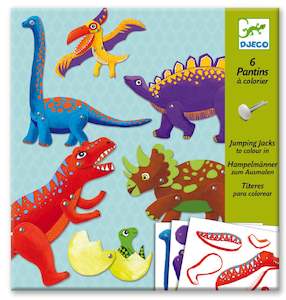Craft Kits: Djeco | Jumping Jacks - Dinosaurs