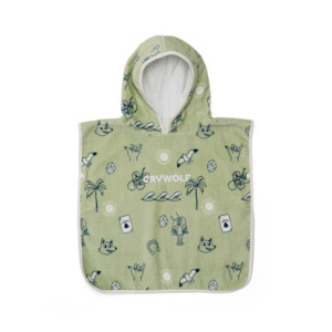 Crywolf | Baby Hooded Towel - Lucky Days