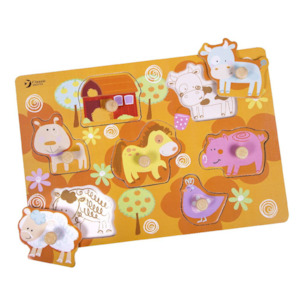 Classic World | Farm Peg Puzzle