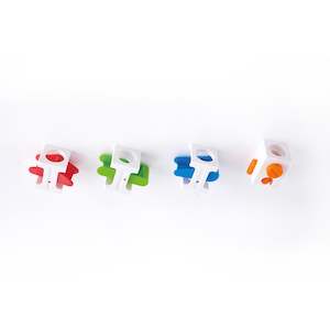 Hape | Quadrilla Marble Run - Control-Block 4 pack