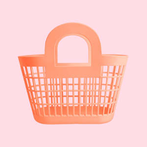 Tote Bags: Sun Jellies | Rosie Basket - Peach