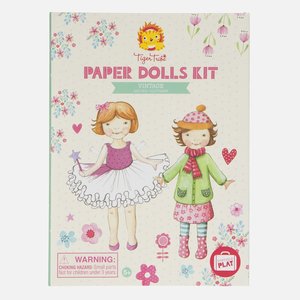 Tiger Tribe | Paper Dolls Kit - Vintage