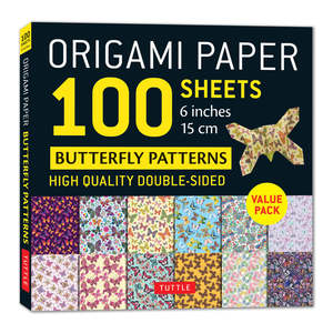 Tuttle | Origami Paper - 100 sheets Butterfly Patterns