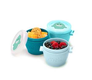 Food Storage: Melii | Snap & Go Pods 4oz - Shark 4pk