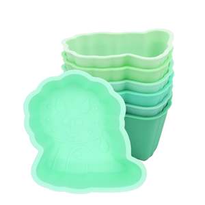Food Storage: Melii | Silicone Food Cups 6pc - Dinosaur