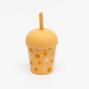 Travel Cups: Chino Club | Suns Orange - Mini Smoothie Cup & Straw 200ml