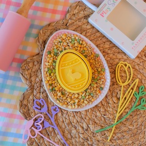 Play Sense | Eco Playdough Stamp - Easter Bunny Egg