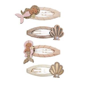 Mimi & Lula | Metallic Mermaid Clic Clac Clips 4pk