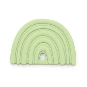 O.B Design | Silicone Teether - Sage Rainbow