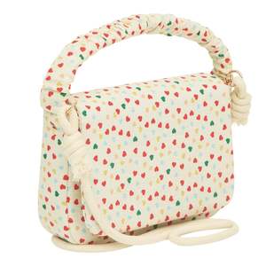 Dress Ups Make Up: Mimi & Lula | Heart Print Top Handle Bag