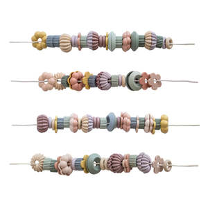 Mushie | Bead Lacing Toy Set