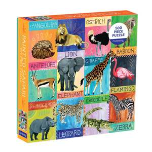 Mud Puppy: Mud Puppy | 500 Piece Family Puzzle | Painted Safari