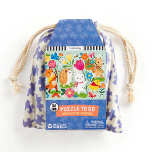 Mud Puppy | 36pc Puzzle to Go - Springtime Parade
