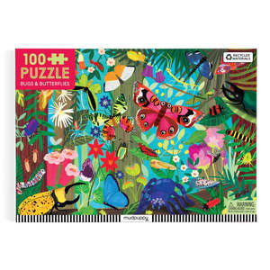 Mud Puppy | 100pc Puzzle - Bugs & Butterflies