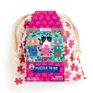 Mud Puppy | 36pc Puzzle to Go - Teacup Kittens