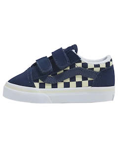 Vans: TODDLER - OLD SKOOL V GLOW SUMMER NIGHTS NAVY | Vans