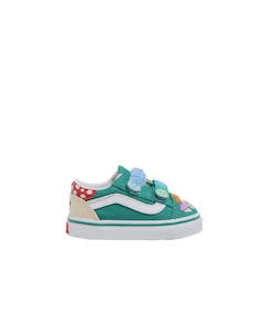 Vans: TODDLER - OLD SKOOL V MUSHROOM GREEN | Vans