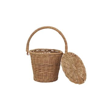 Olli Ella 1: Rattan Apple Basket  - Small | Olli Ella