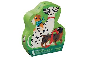 Crocodile Creek: 36-Piece Floor Puzzle - Playful Pups | Crocodile Creek