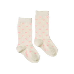 Nb: ORGANIC COTTON SOCKS - Hearts | Nature Baby