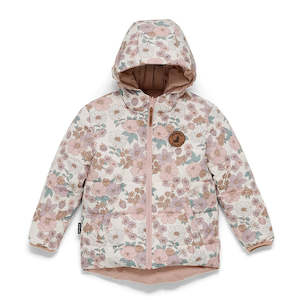 REVERSIBLE ECO-PUFFER - Daisy Floral | CRYWOLF