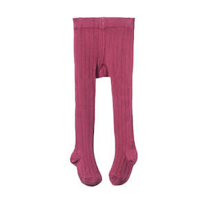 Tights Socks: ORGANIC COTTON TIGHTS - Jam | Nature Baby