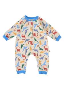 All Wear: DINO-MITE RELAXED TERRY ROMPER | Goldie + Ace