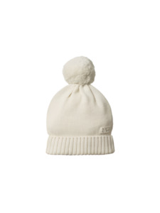 Hats Beanies 1: Alpine Pom Pom Beanie Natural | Nature Baby