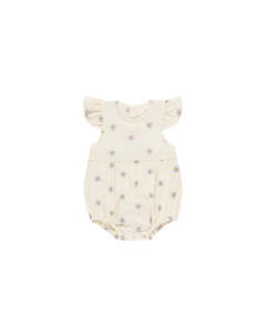 Amelia Romper || Blue Daisies - Rylee + Cru