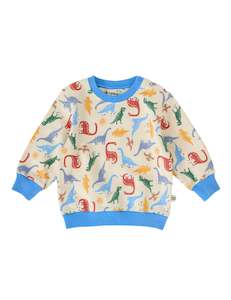 DINO-MITE RELAXED TERRY SWEATER | Goldie + Ace