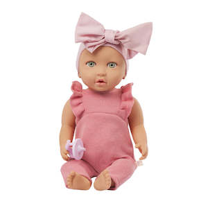 14" Baby Doll with Romper | Lullababy