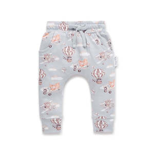 Aster And Oak: Flying Friends Harem Pants | Blue | Aster & Oak