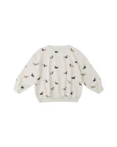 Relaxed Sweatshirt || Dachshund | Rylee + Cru