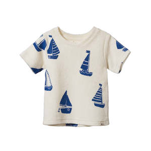 River Tee Terry | Regatta Print Terry | Nature Baby