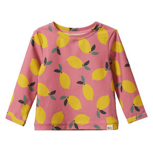 Swimwear: SPLASH TOP | Lemmony Rose Print | Nature Baby