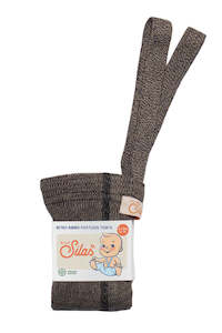 Footless Cotton Tights - Licorice Peanut | Silly Silas
