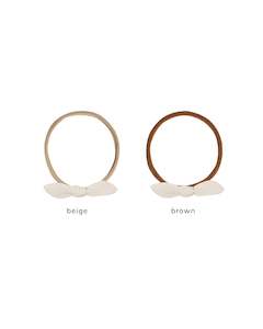 LITTLE KNOT HEADBAND || NATURAL / BEIGE | Quincy Mae