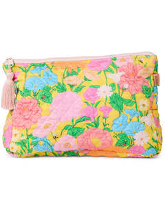 Kip Co: Follow the Sun Quilted Cotton Toiletry Purse | Kip & Co