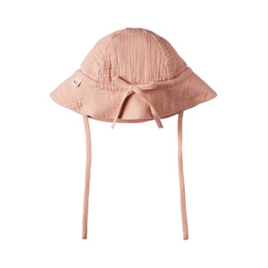 Hats Beanies 1: Muslin Sunhat - Rose Dust | Nature Baby