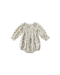 EDEN ROMPER || GREEN FLORAL | Quincy Mae