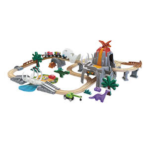 Wooden Toys 1: DINO RAILWAY ADVENTURE SET | Hape