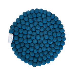 Felt Ball Pot Stand - Teal | SHEEP-ish