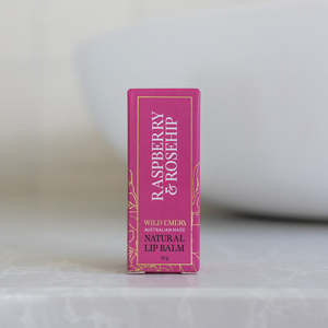 Natural Lip Balm - Raspberry + Rosehip | Wild Emery