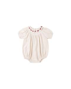 LULA ROMPER || PETAL GINGHAM | Rylee + Cru