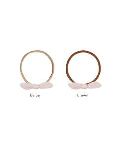 LITTLE KNOT HEADBAND || LILAC - Beige | Quincy Mae