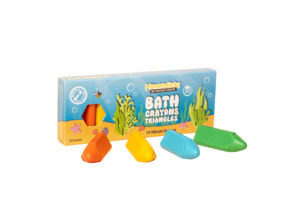 Bath Crayon Triangles 10pk | Honeysticks