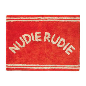 Sage X Clare: Elba Nudie Bath Mat - Cherry | Sage x Clare