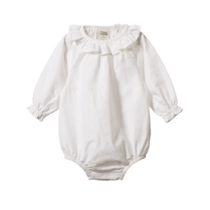 MEADOW BODYSUIT || IVORY FLORA | Nature Baby